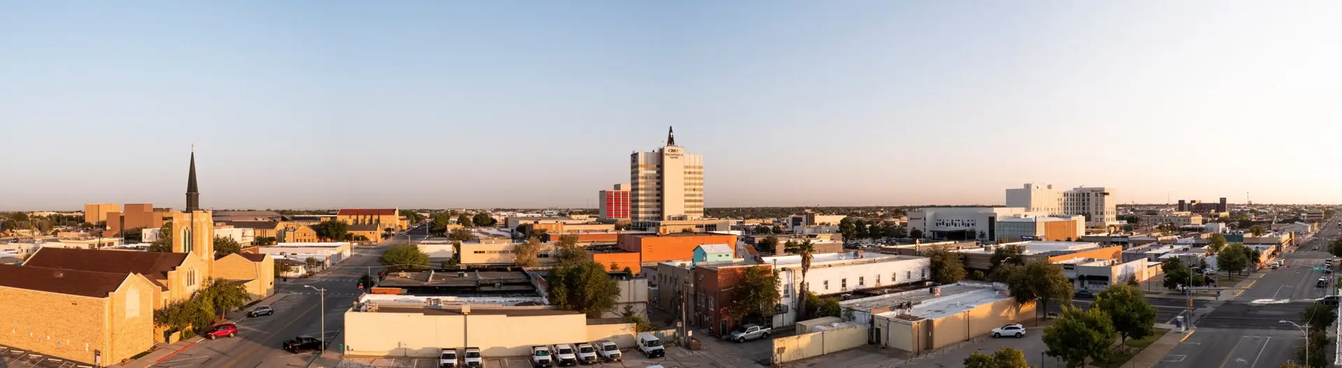 Ben Powell pano of downtown Odessa